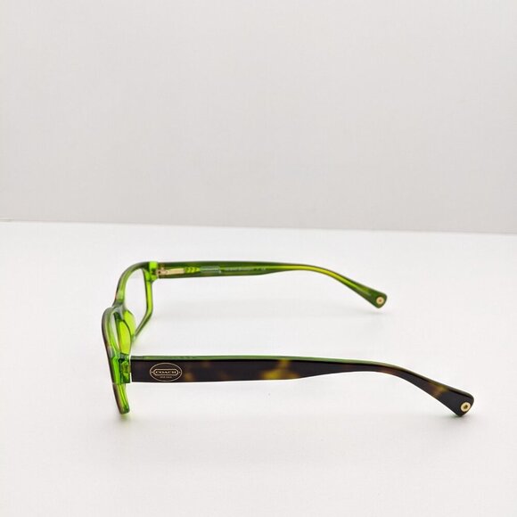 🕶️Coach HC6040 Brooklyn 5117(Tortoise/Green) Eyeglasses 50/16 135 | ALH305🕶️ - Picture 5 of 9